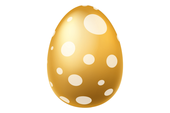 Download Festive Golden Easter Egg with Ornamenta - Gold Collection