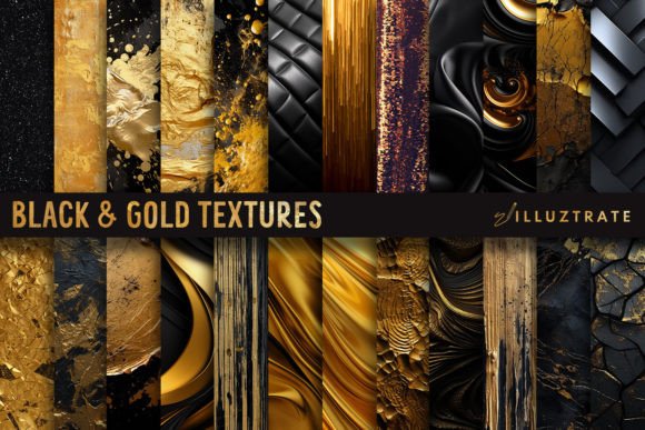 Download Black and Gold Digital Textures | Gold - Gold Collection