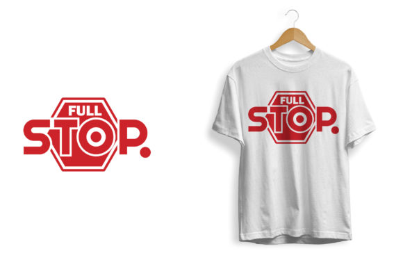 Download Full Stop Tshirt Design Print Ready - Print ready Collection