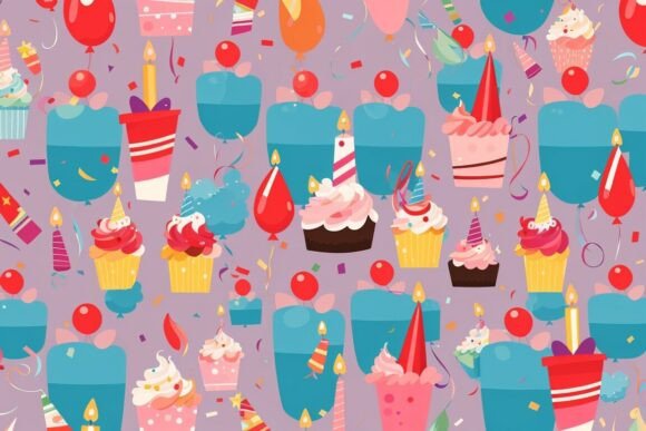 Download Birthday Background Digital Paper - Birthday background Collection