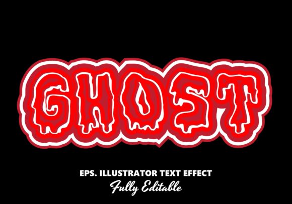 Download Ghost Vector Text Effect Fully Editable - Editable Collection