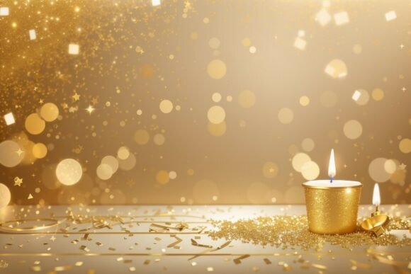 Download Gold Glitter Birthday Background - Gold Collection