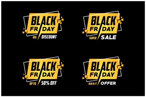 Download Golden Black Friday Sale Promo Logo - Gold Collection