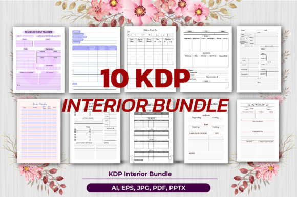 Download KDP Interior Bundle Editable Templates - Editable Collection